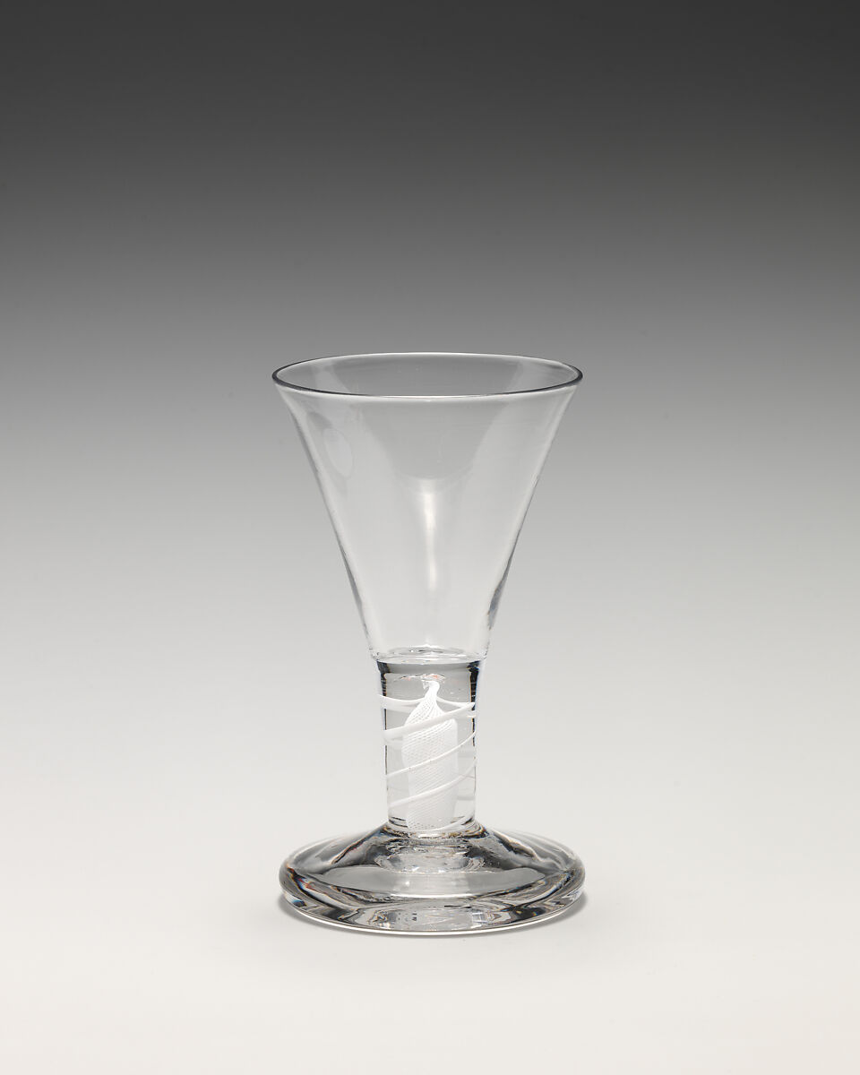 Wine or cordial glass, Glass, British 