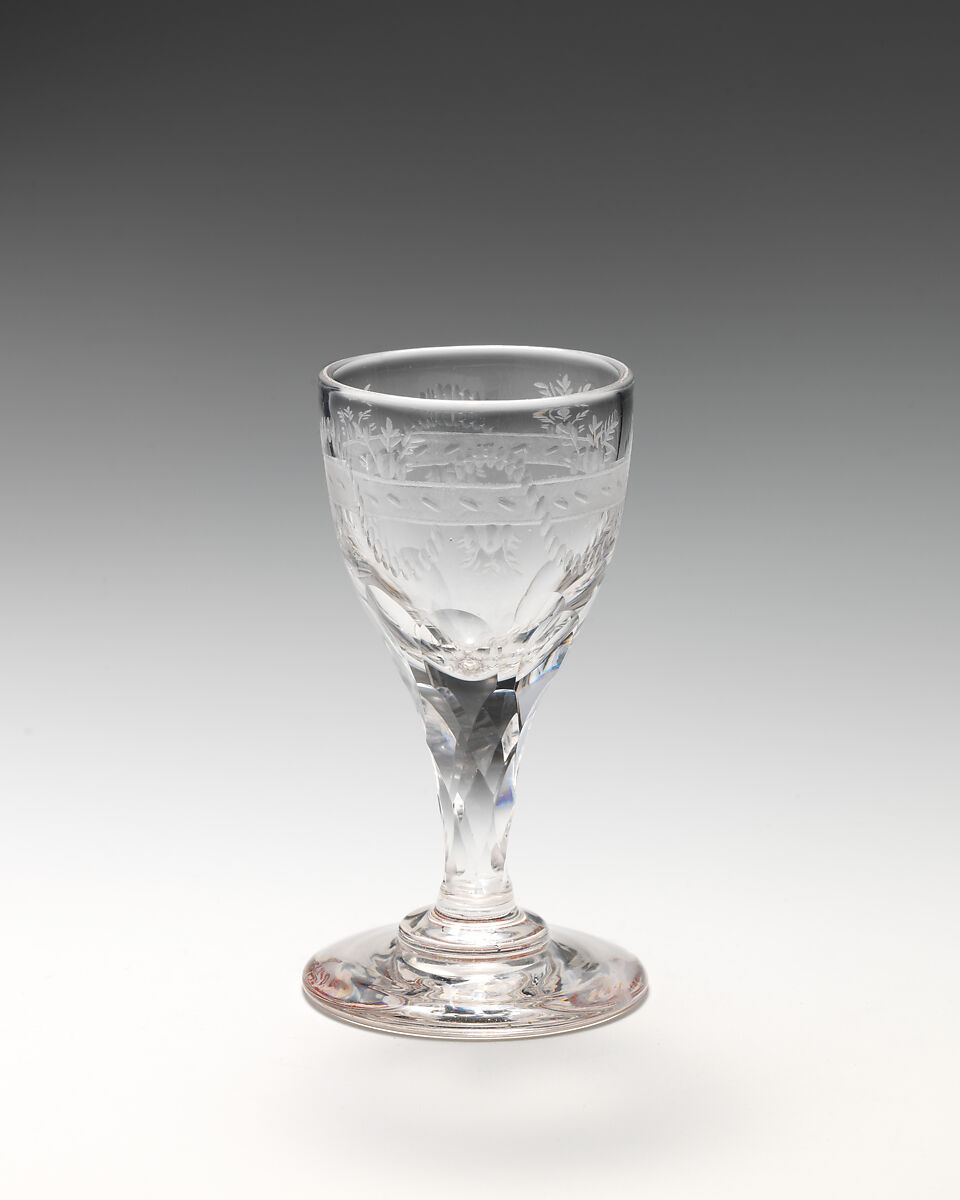 Cordial glass, Glass, British 