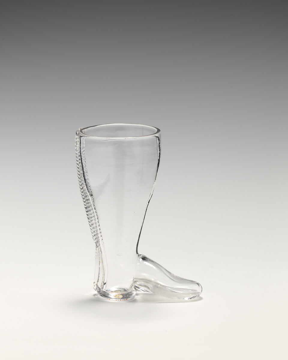 Glass boot, Glass, British
