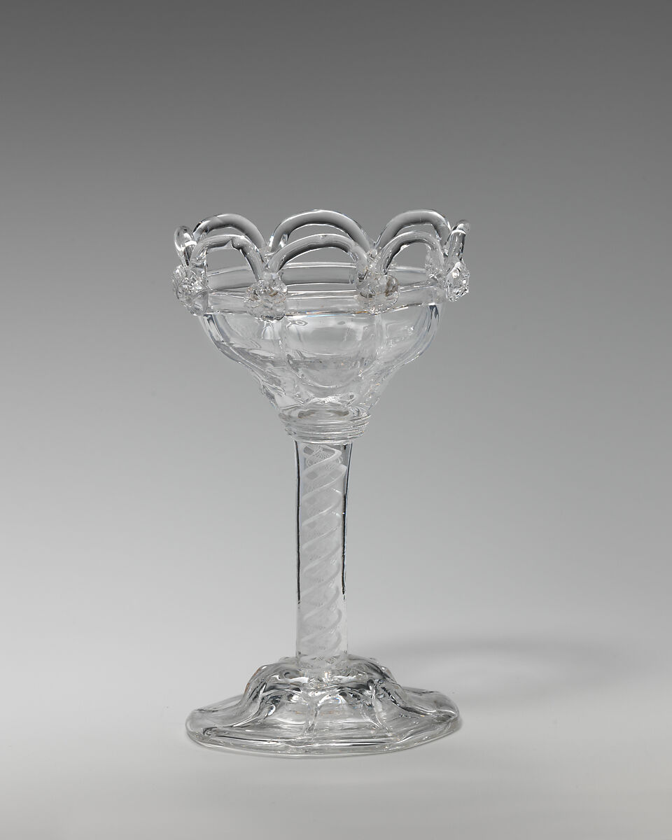 Sweetmeat glass, Glass, British 