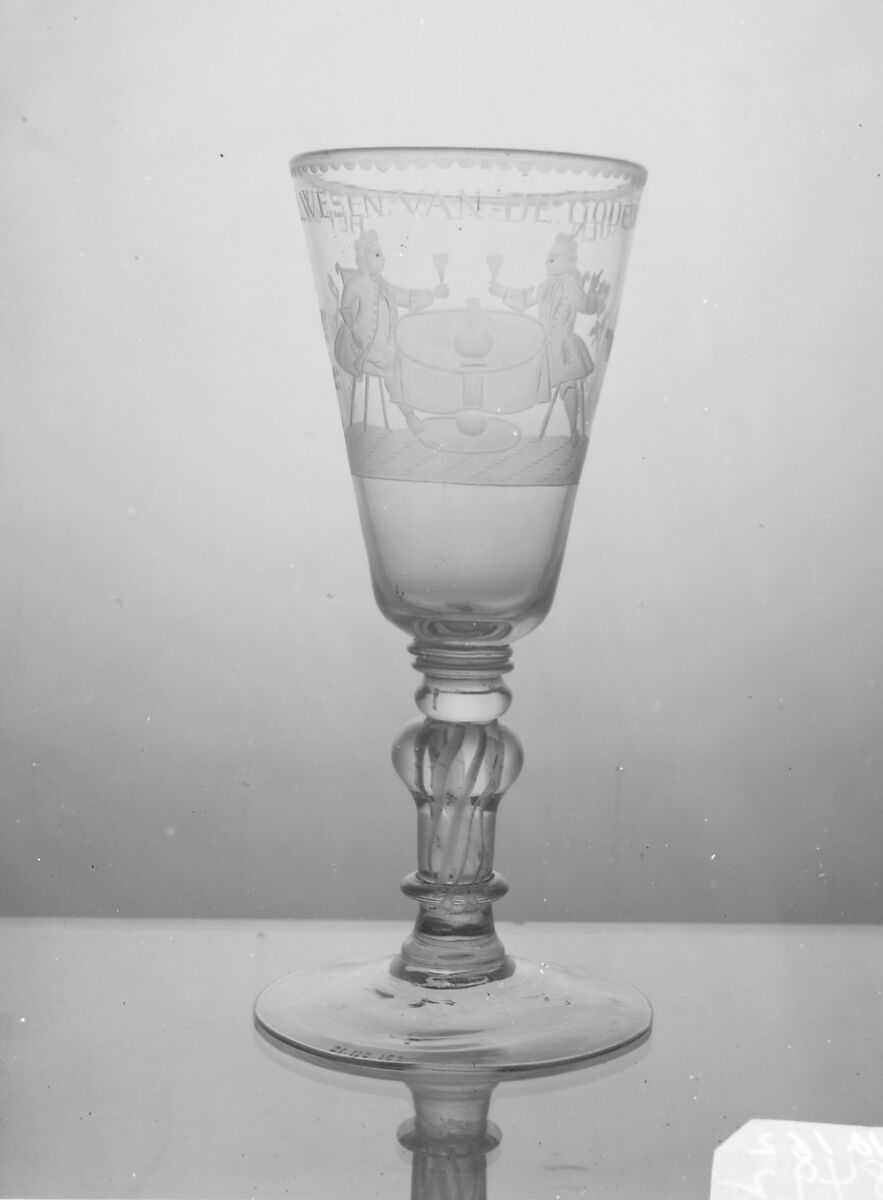 Wineglass, Glass, German 