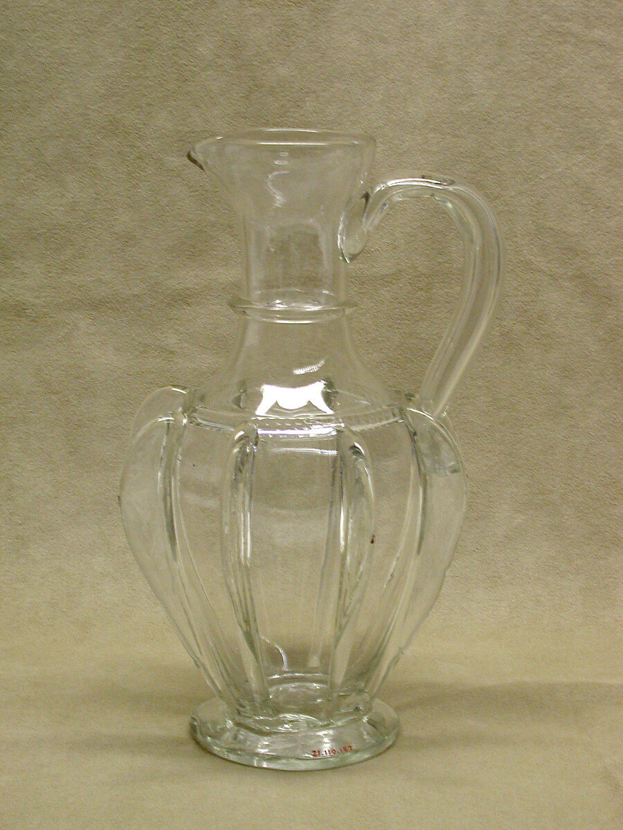 Ewer, Glass, possibly German
