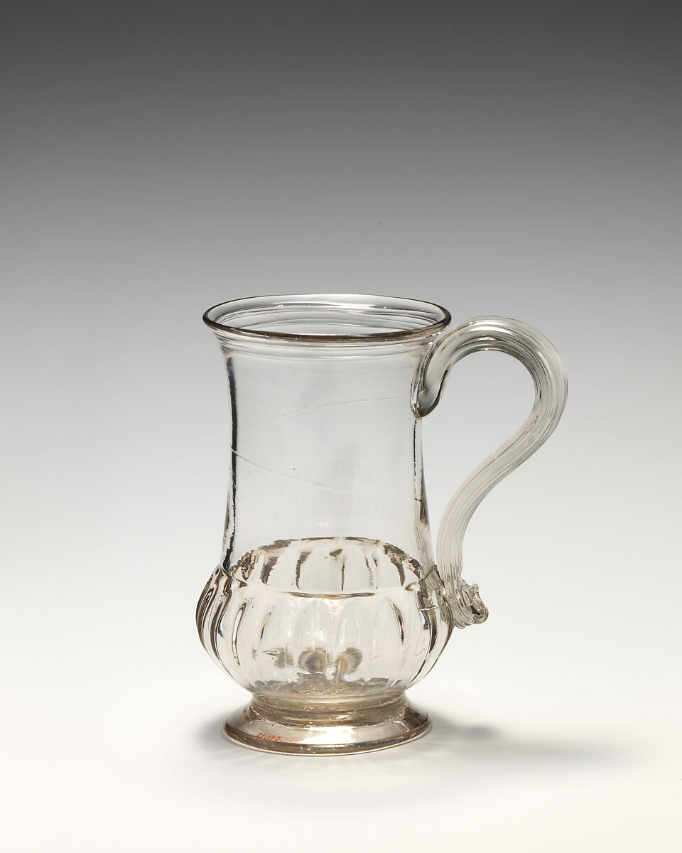 Mug, Glass, probably British
