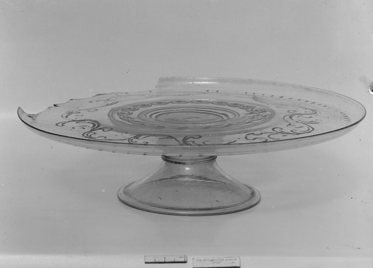 Tazza, Glass, Italian, Venice (Murano) 