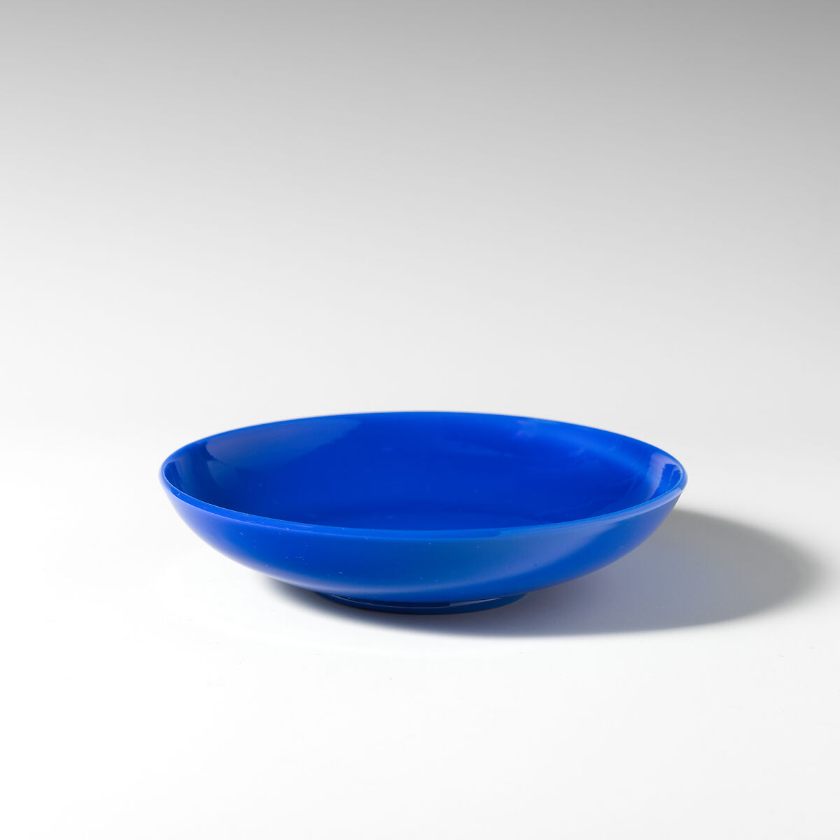 Saucer, Glass, British, probably Bristol