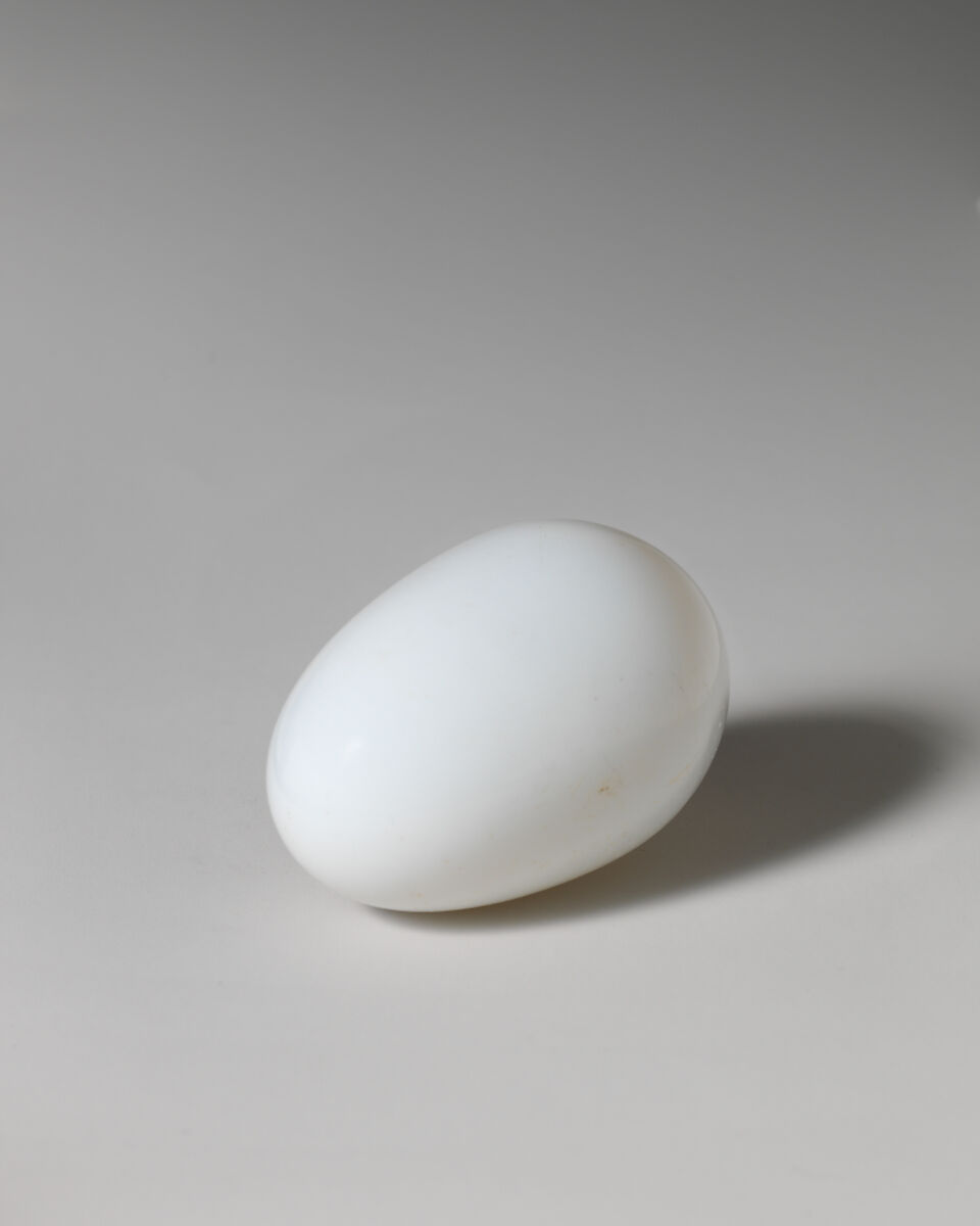 Egg, Glass, British, Nailsea or Bristol 