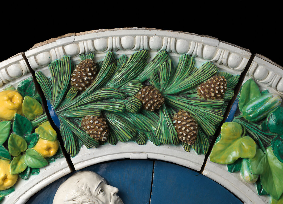 Prudence, Andrea della Robbia (Italian, 1435–1525), Glazed terracotta, Italian, Florence