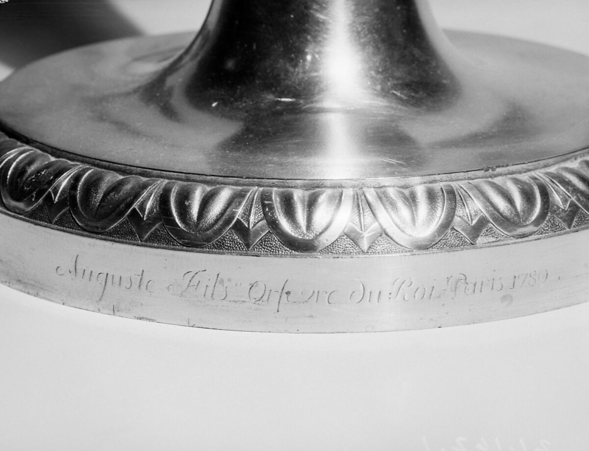 Pair of candelabra bearing the arms of the Duke of York (1763–1827), Henri Auguste (French, Paris 1759–1816 Port-au-Prince), Silver, French, Paris