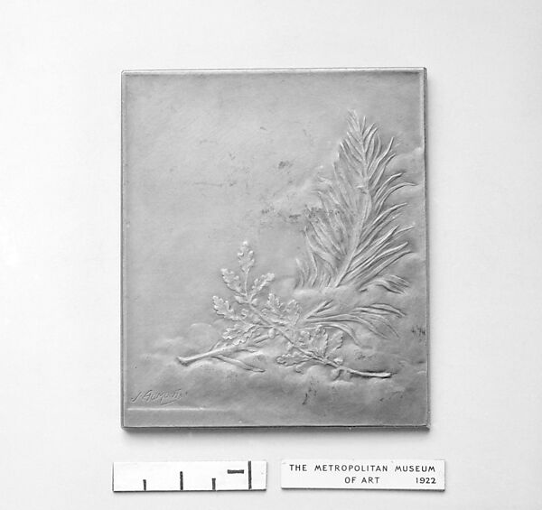 To the Brave, Medalist: Jeanne Aumont-Strentz (French, 1873–1962), Bronze, struck, French