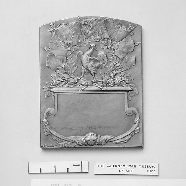 To the Glory of the Armies of Right and Liberty, Medalist: Jules-Prosper-Joseph-Marie-Edmond Legastelois (French, born Paris 1855), Bronze, struck, French