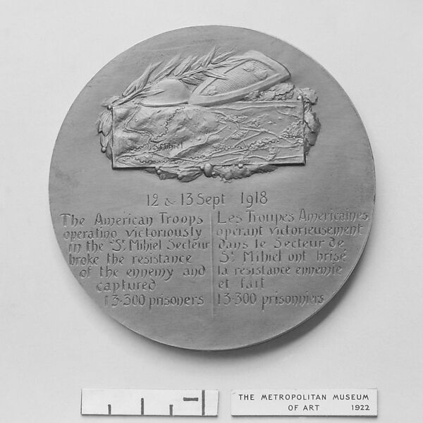 Saint Mihiel, Medalist: F. Fraisse, Bronze, struck, French