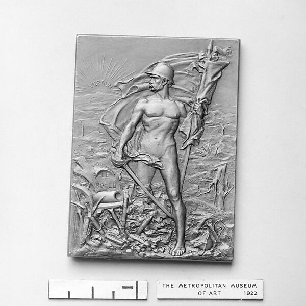 France to Verdun, Medalist: Georges-Henri Prud'homme (French, Cap Breton, Landes 1873–1947 Paris), Bronze, struck, French