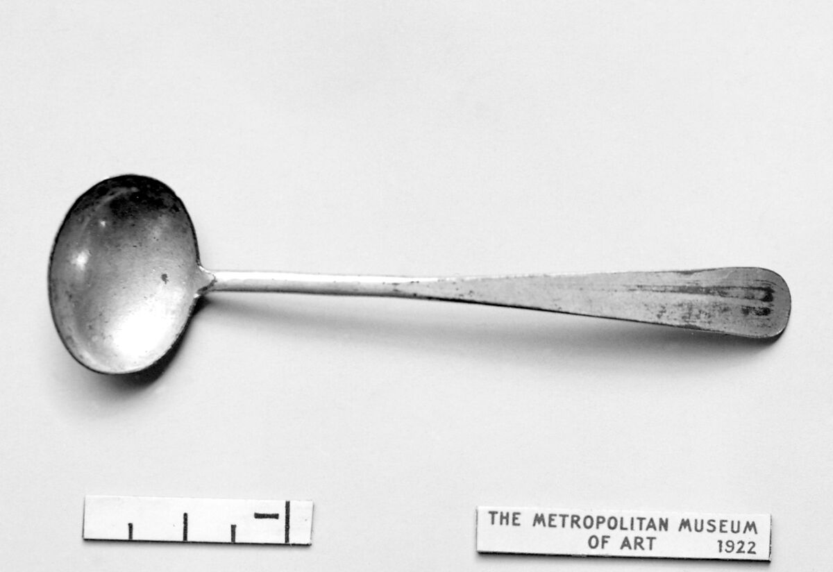 Salt spoon, Sheffield plate, British, Sheffield 