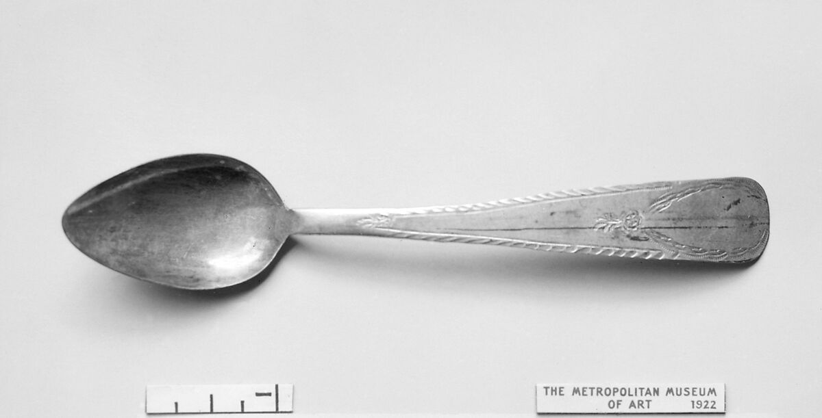 Teaspoon, Sheffield plate, British, Sheffield 