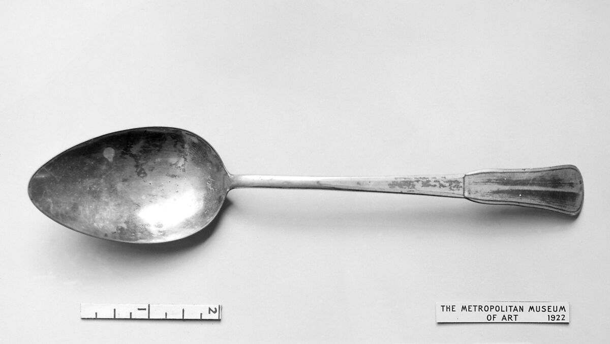 Tablespoon, Sheffield plate, British 