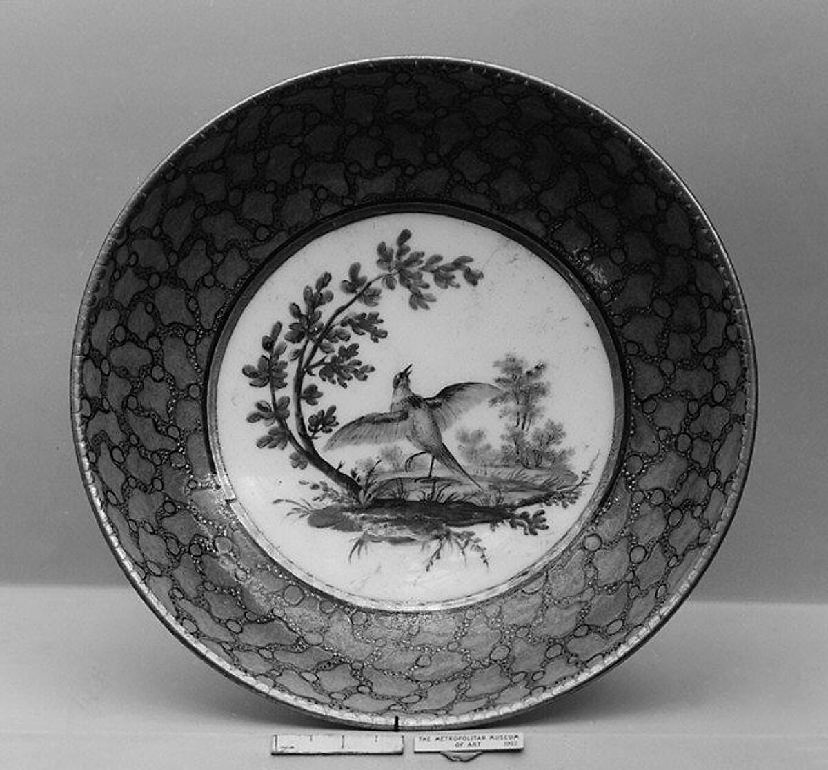 Saucer, possibly Sèvres Manufactory (French, 1740–present), Soft-paste porcelain, French, possibly Sèvres 