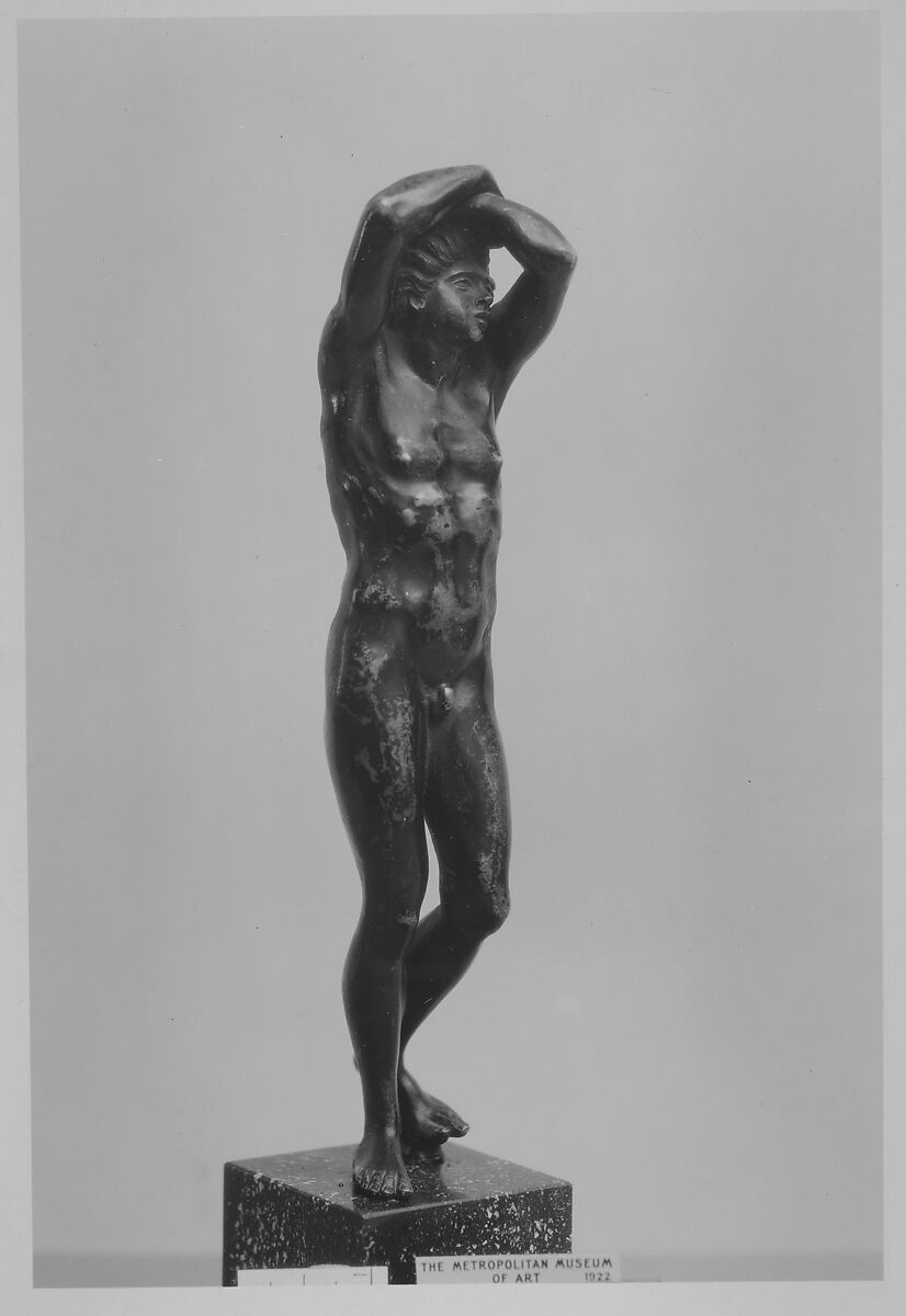 Youth, Probably after Barthélemy Prieur (French, Berzieux ca. 1536–1611 Paris), Bronze, French 
