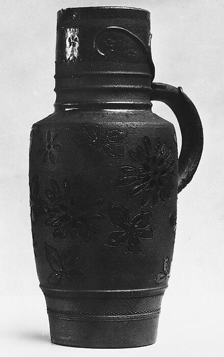 Jug, Haviland &amp; Co. (American and French, 1864–1931), Stoneware, French, Limoges 