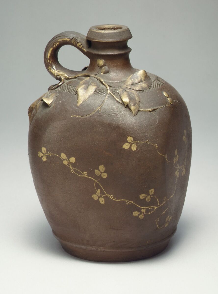 Jug, Haviland &amp; Co. (American and French, 1864–1931), Stoneware, French, Limoges 