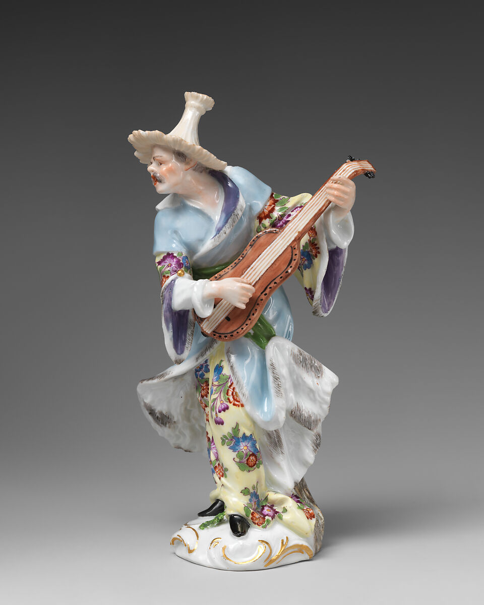 Chinese musician, Meissen Manufactory (German, 1710–present), Hard-paste porcelain, German, Meissen