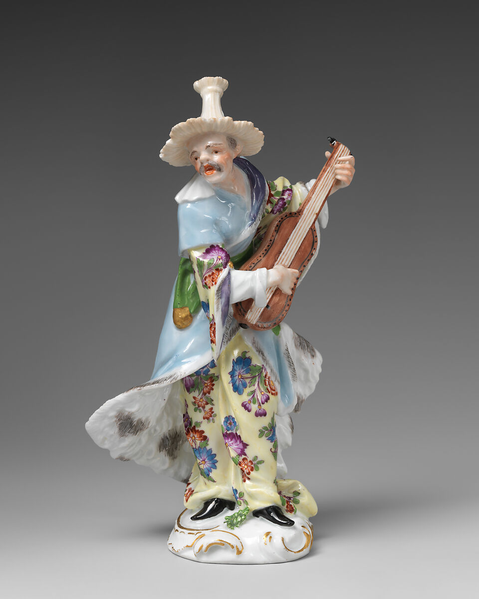 Chinese musician, Meissen Manufactory (German, 1710–present), Hard-paste porcelain, German, Meissen 