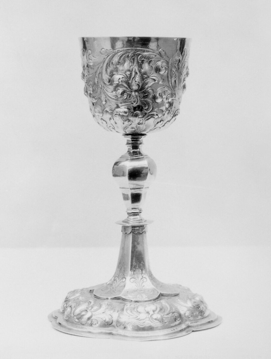 Chalice, Georg Reischl (married 1654, Geschaumeister 1669, died 1700), Silver gilt, German, Augsburg 