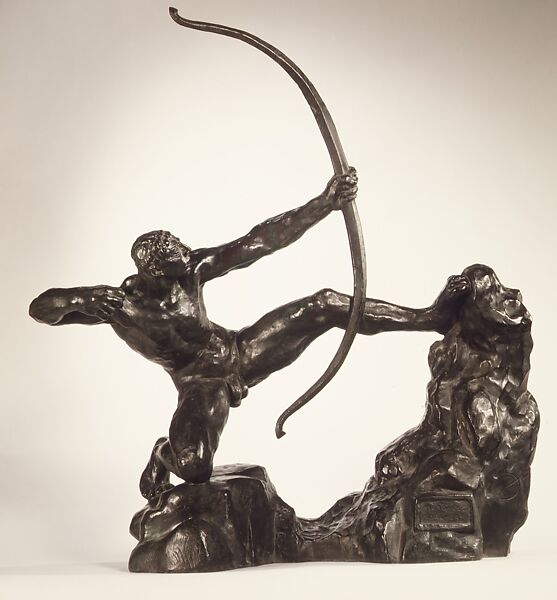 Antoine Emile Bourdelle Heracles Drawing His Bow Against