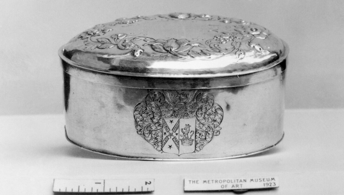 Box, Isaac Le Febure (master 1670– ca.1692), Silver, Dutch, Amsterdam 