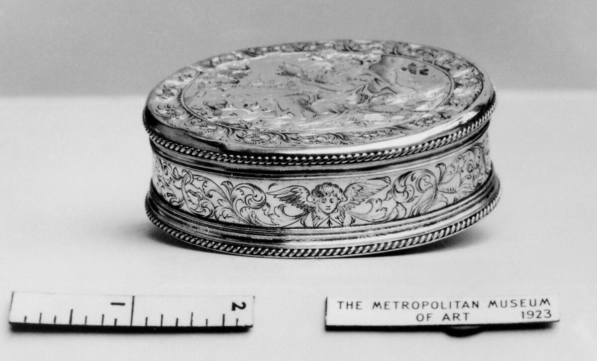 Patch box, Silver, Dutch