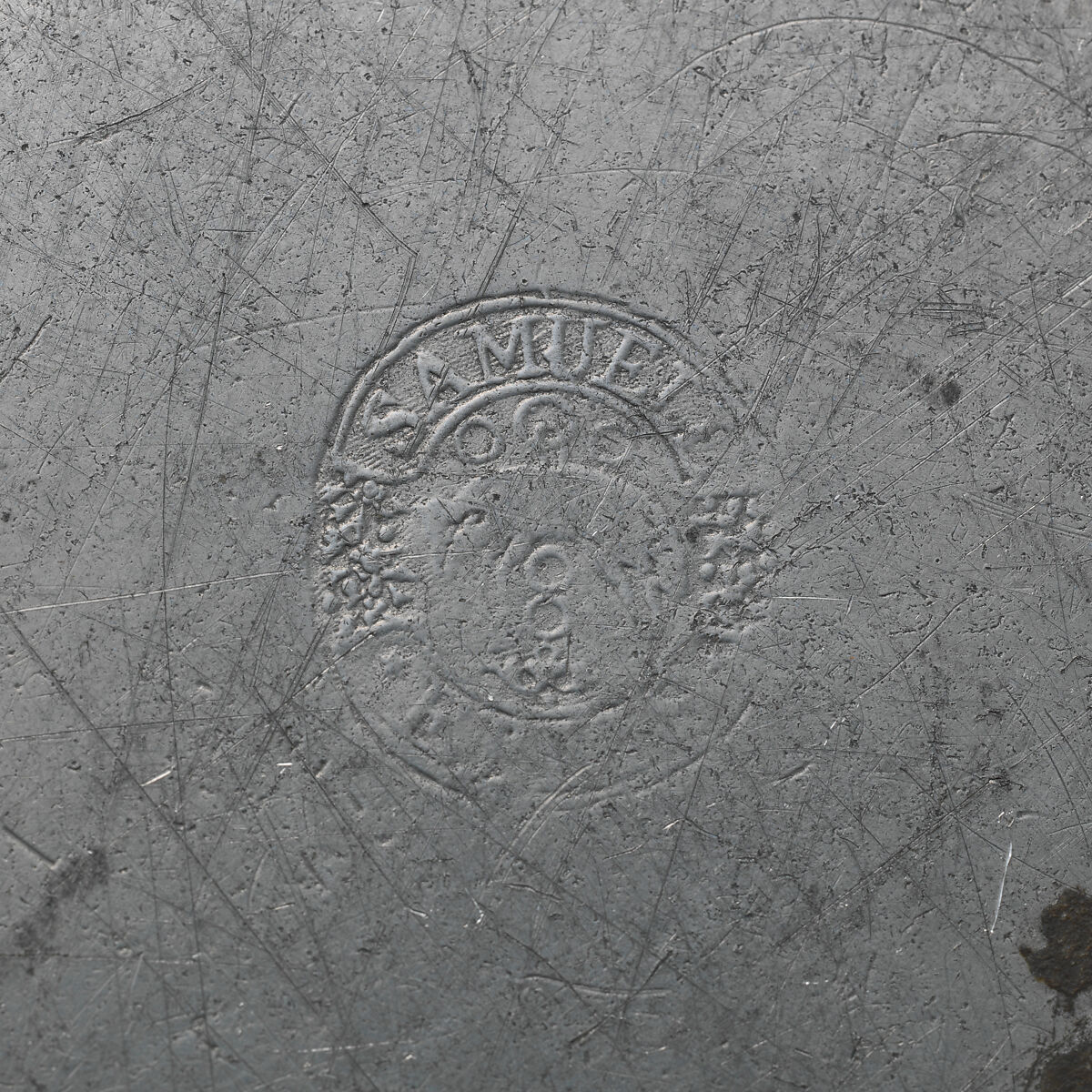 Plate, Samuel Ellis (British, active 1725–48, died 1773), Pewter, British, London