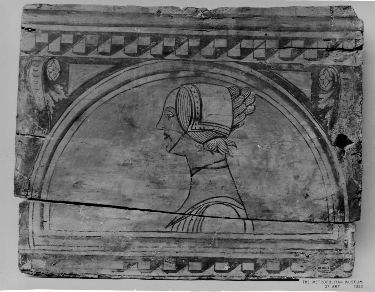 Head of a woman, North Italian Painter  , late 15th century, Tempera on wood, Italian