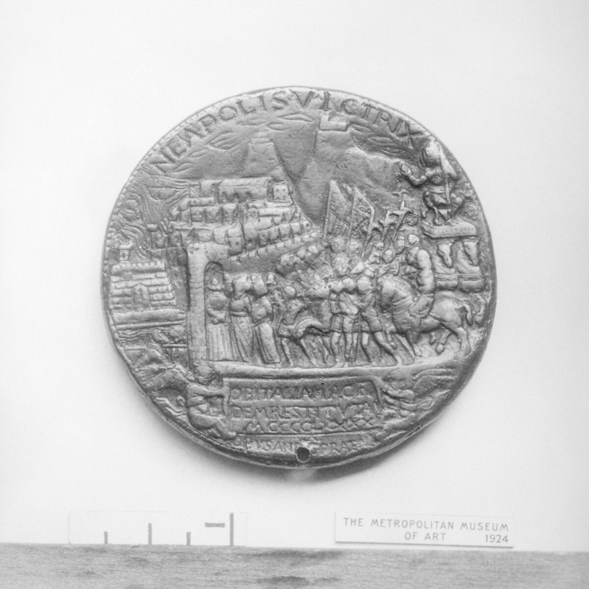 Alfonso of Aragon, Duke of Calabria (1448–1495), Medalist: Andrea Guazzalotti (Italian, 1435–1495), Bronze, Italian, Rome