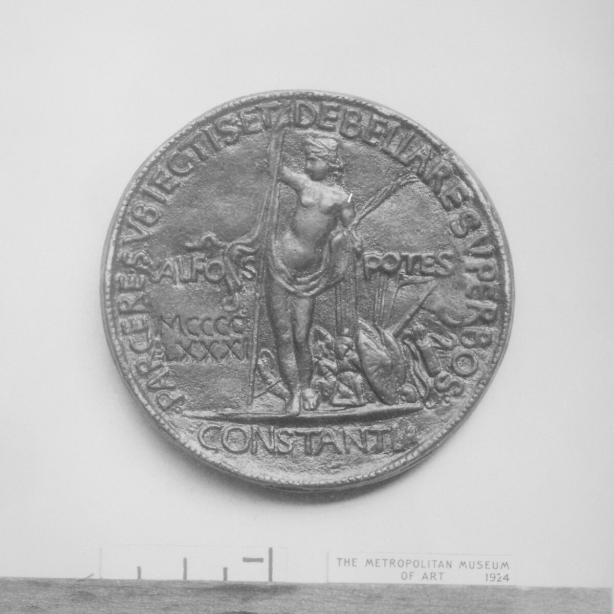 Alfonso of Aragon (1448–1495), Medalist: Andrea Guazzalotti (Italian, 1435–1495), Bronze, Italian, Roman