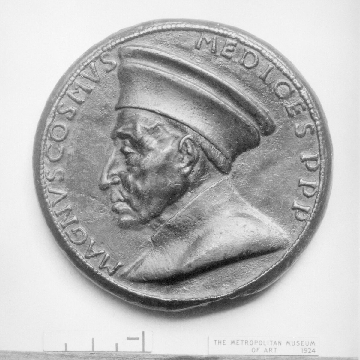 Cosimo de' Medici the Elder (1389–1464), Bronze, Italian, Florence 