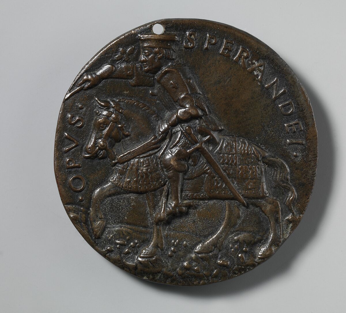 Federigo da Montefeltro, Duke of Urbino, Medalist: Savelli Sperandio (Italian, Mantua 1425?–?1504 Venice), Bronze, Italian