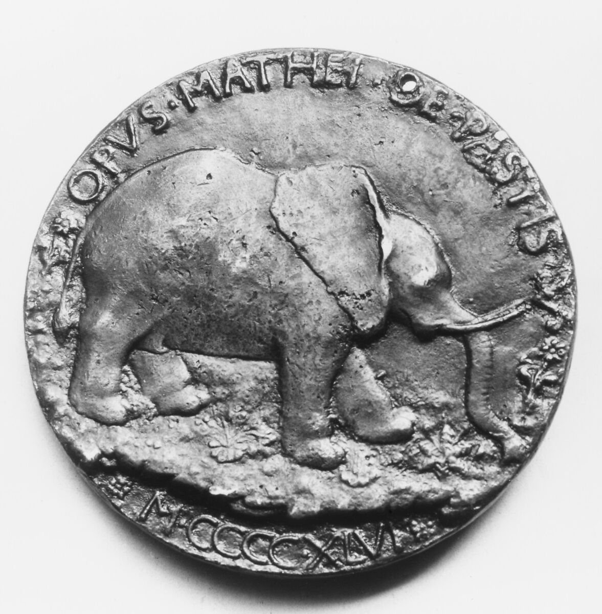 Isotta degli Atti of Rimini, d. 1470, Medalist: Matteo de' Pasti (Italian, Verona ca. 1420–after 1467 Rimini), Bronze, Italian