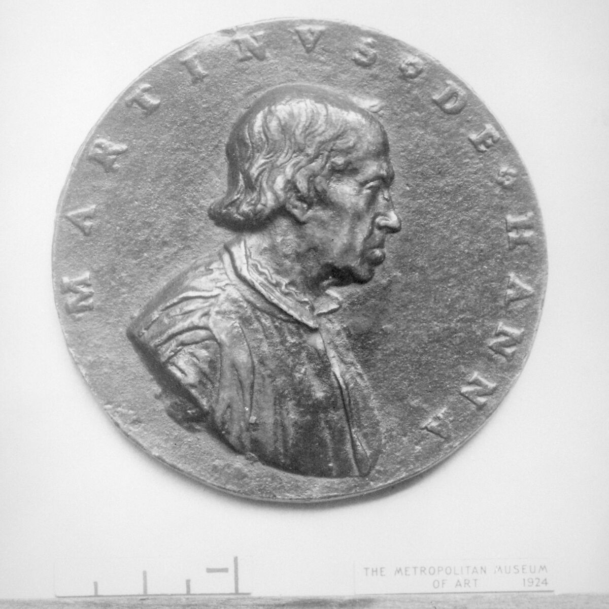 Martinus de Hanna, Medalist: Leone Leoni (Italian, Menaggio ca. 1509–1590 Milan), Bronze, Italian 