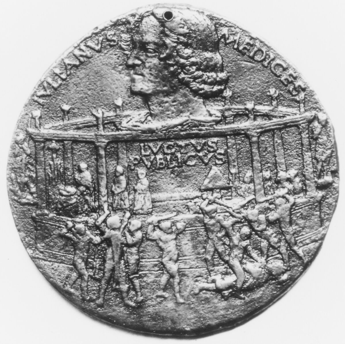 To Commemorate the Pazzi Conspiracy, 1478, Medalist: Bertoldo di Giovanni (Italian, born Florence (?) ca. 1430–40, died 1491 Poggio a Caiano), Bronze, Italian, Florence