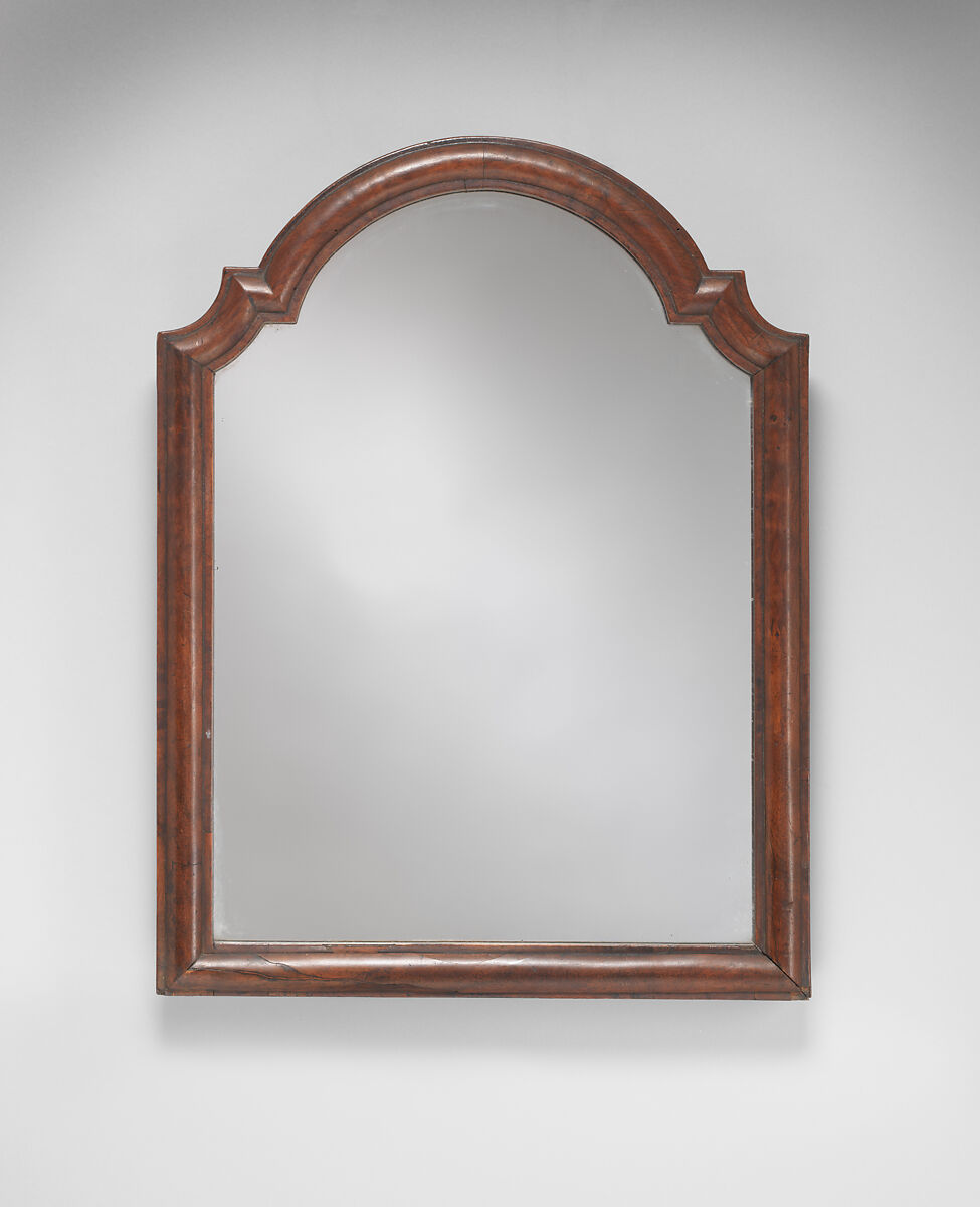 Mirror, Walnut, glass, British 