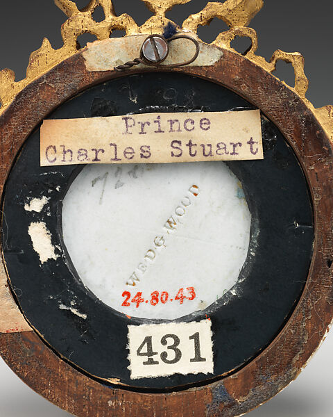 Prince Charles Stuart, Josiah Wedgwood and Sons (British, Etruria, Staffordshire, 1759–present), Jasper dip, British, Staffordshire