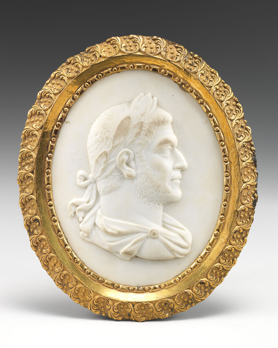 Emperor Marcus Julius Philippus, Wedgwood and Bentley (British, Etruria, Staffordshire, 1769–1780), White jasperware, British, Staffordshire 