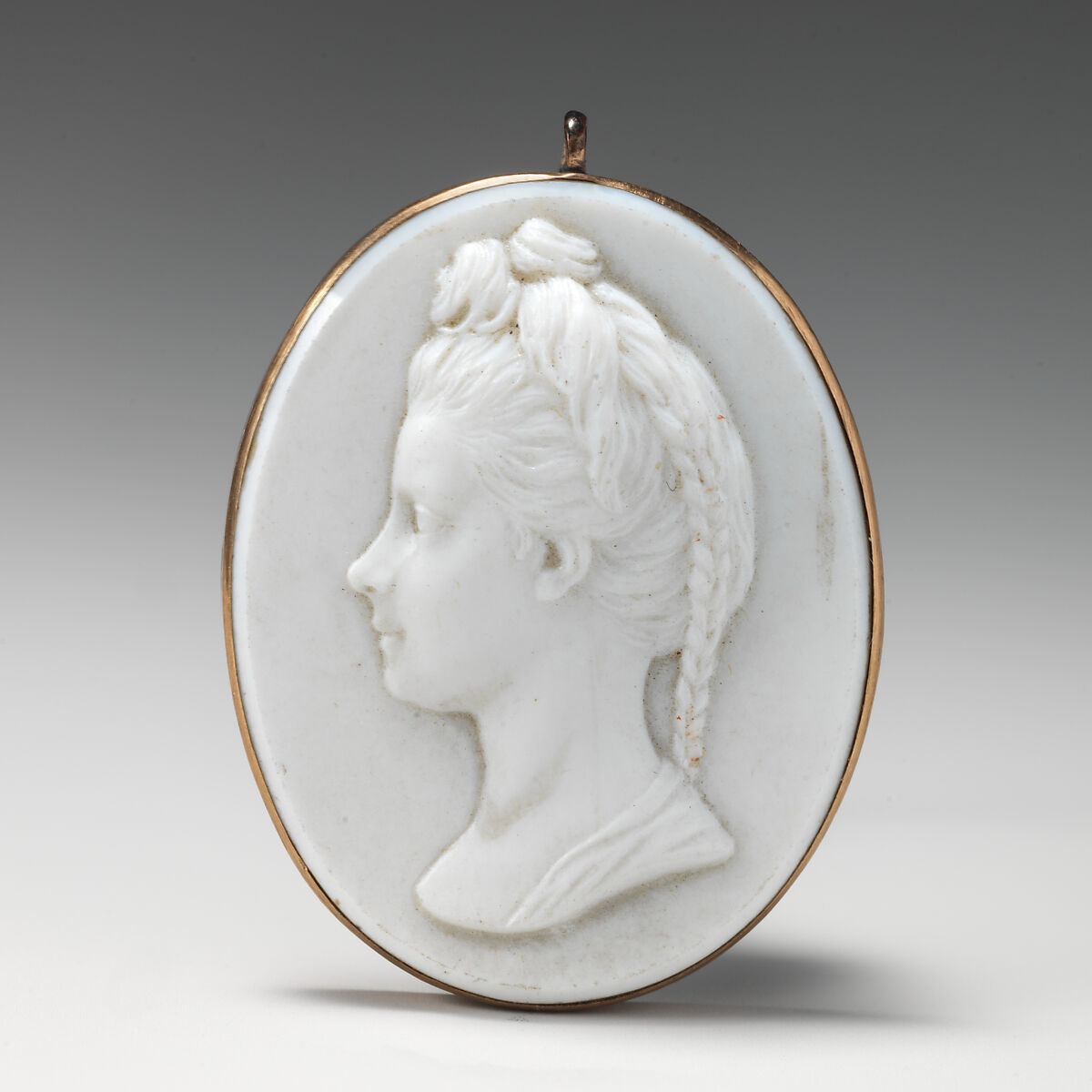 Medallion, James Tassie (British, Glasgow, Scotland 1735–1799 London), Glass paste, British, London 