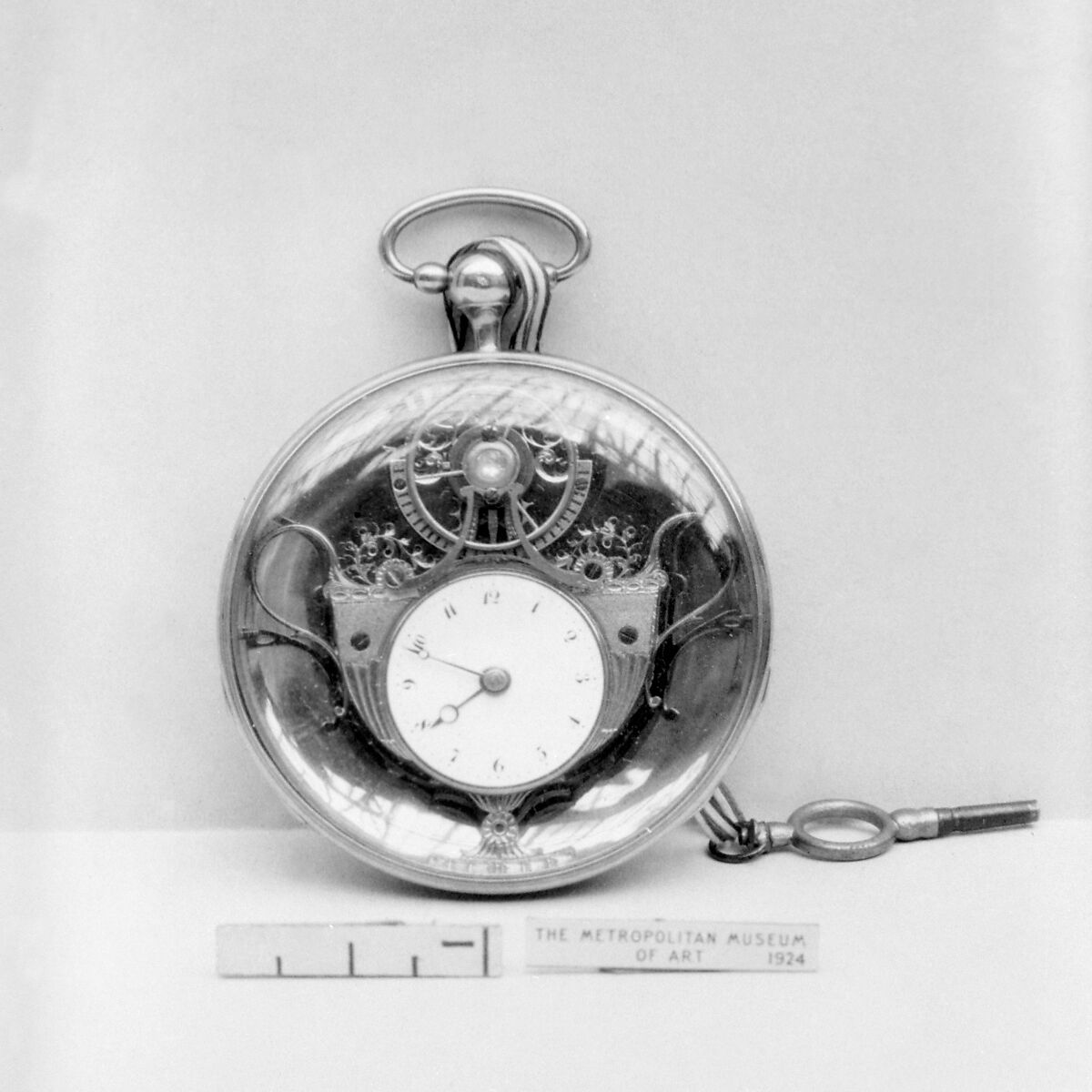 Skeleton watch, Watchmaker: Thomasson (1804–1810), Gold, enamel, French, Lyons