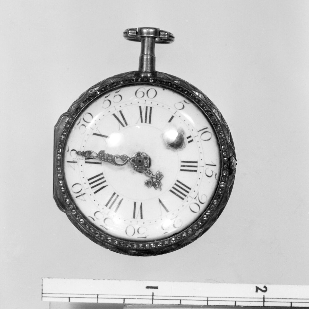 Watch, Watchmaker: Jean Antoine Lépine (French, 1720–1814), Gold, crystal, rhinestones, enamel, brass, French, Paris