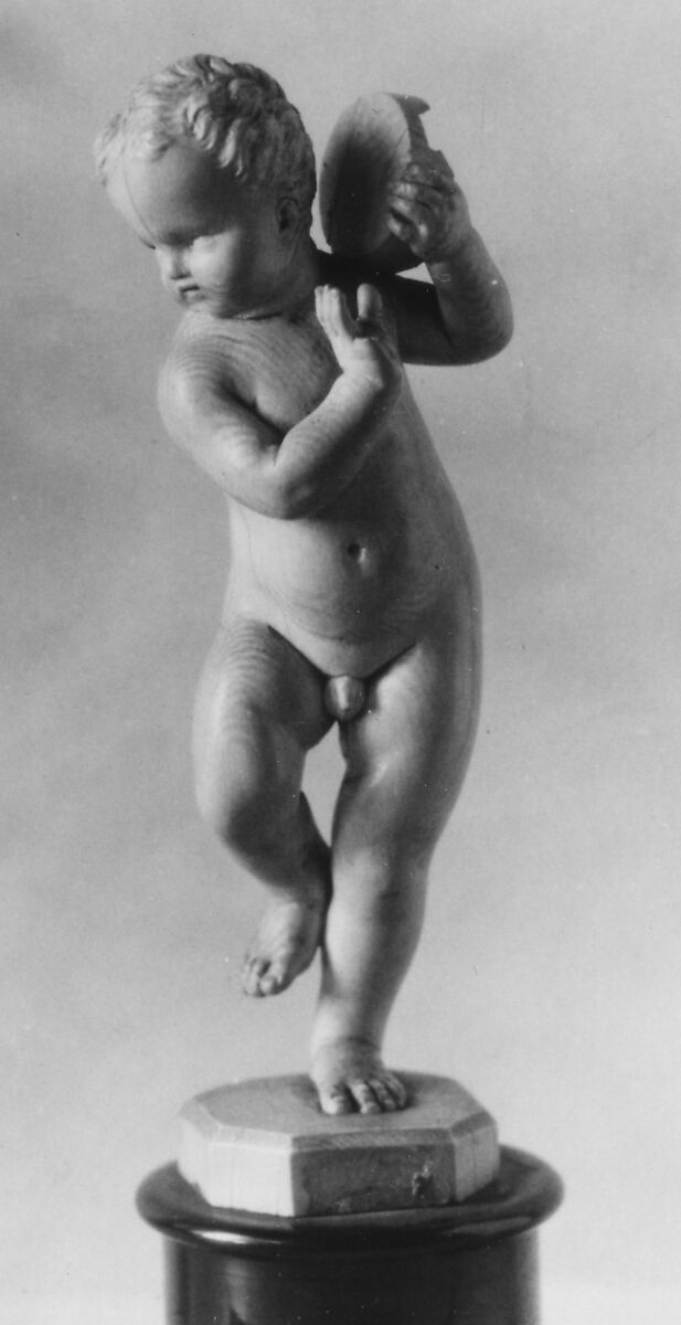 Dancing Child with Tambourine, Ivory, Austrian 