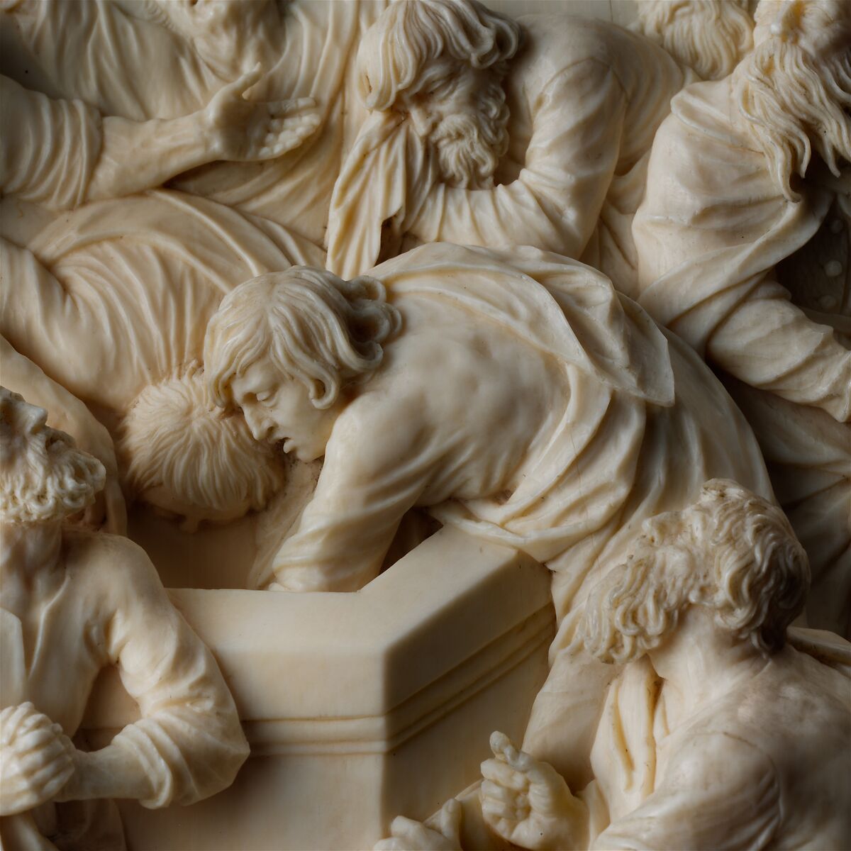 Assumption of the Virgin, Adam Lenckhart (German, Würzburg 1610–1661 Vienna), Ivory, Austrian, carved in Italy