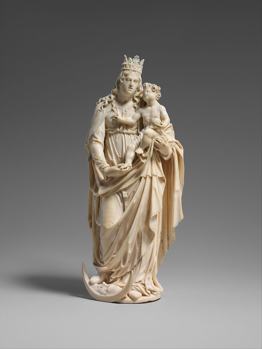 Virgin and Child, Ivory, German or Netherlandish 