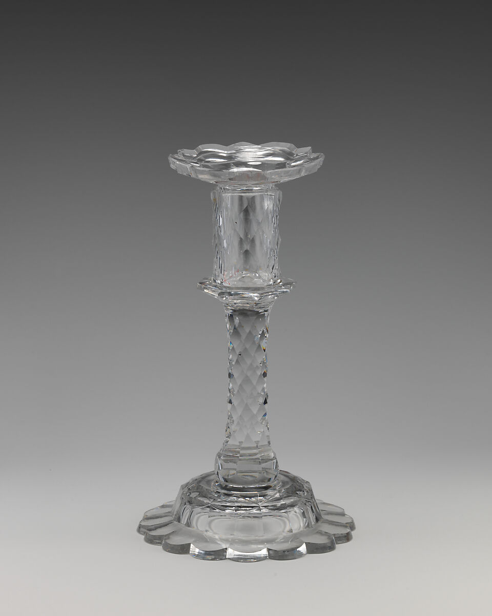 Candlestick, Glass, Irish 