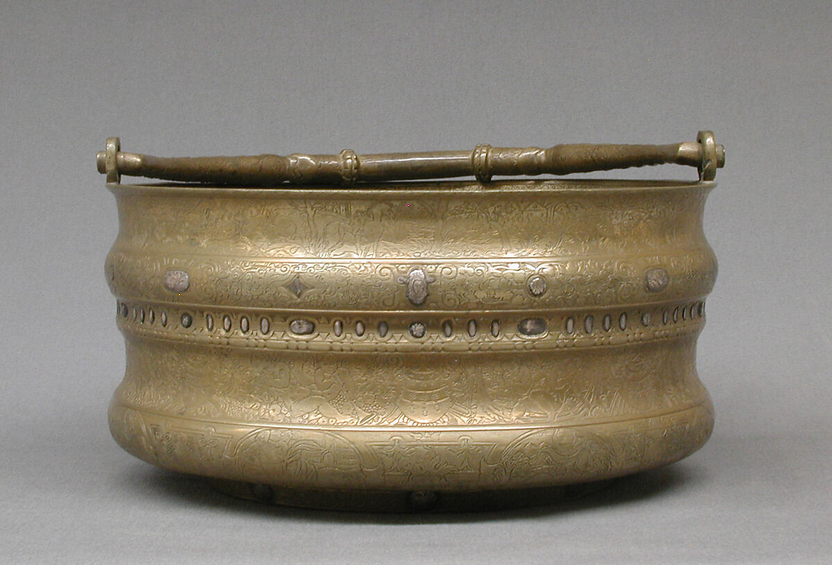 Bucket, Brass, Italian, possibly Venice 