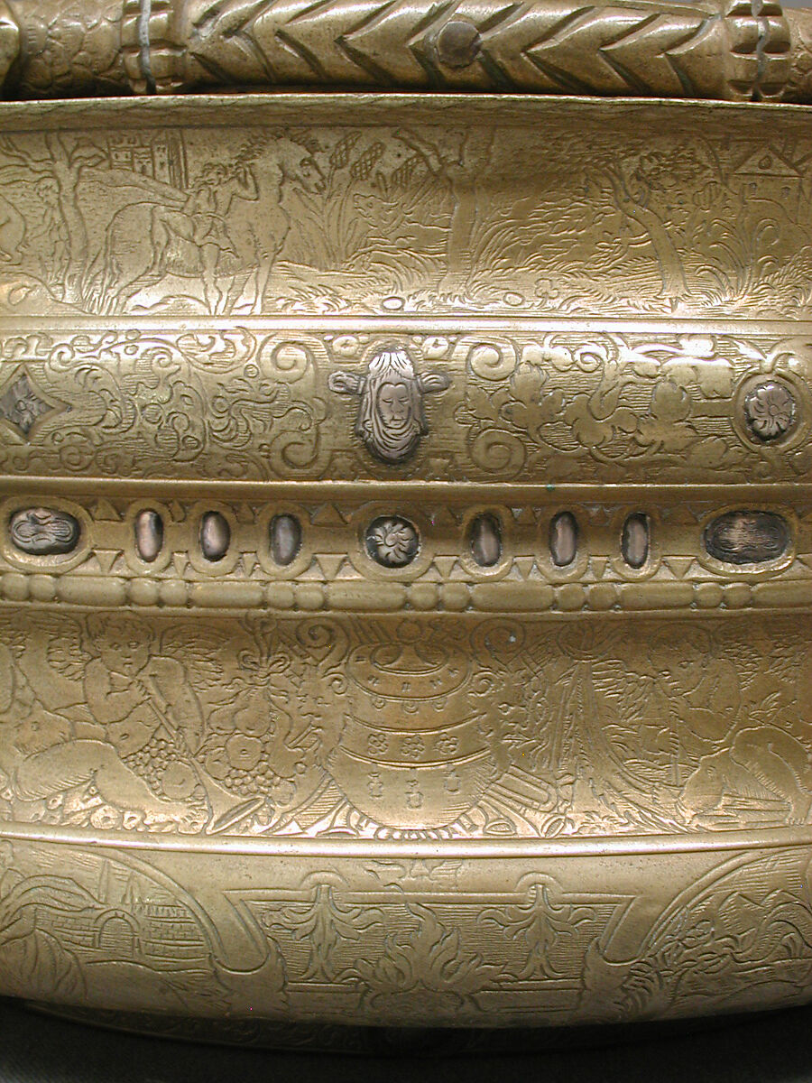 Bucket, Brass, Italian, possibly Venice